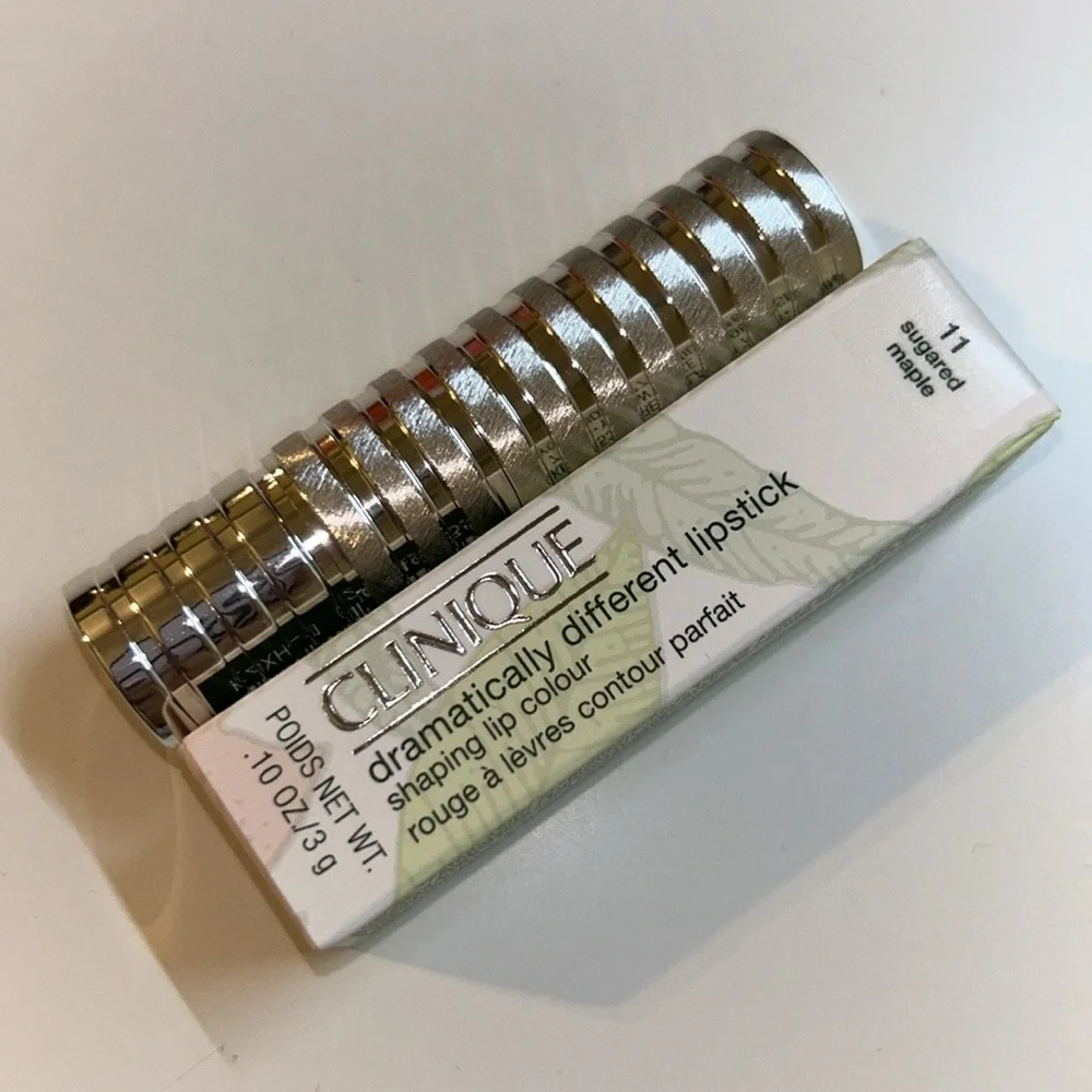 Clinique Red Metallic Lipstick